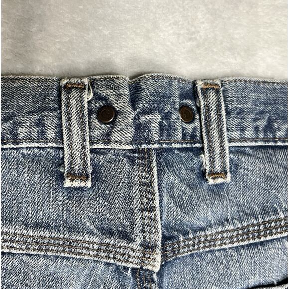 Carhartt Grunge Workwear Skater Baggy Blue Jeans 34x32 VTG Y2K Thrashed B189DKV - Picture 8 of 16